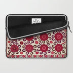 Samarkand  Southwest Uzbekistan Suzani Embroidery Print Laptop Sleeve Gallery Image 2