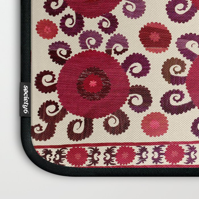 Samarkand  Southwest Uzbekistan Suzani Embroidery Print Laptop Sleeve Gallery Image 3