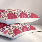 Samarkand  Southwest Uzbekistan Suzani Embroidery Print Pillow Sham Gallery Image 3