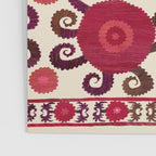 Samarkand  Southwest Uzbekistan Suzani Embroidery Print Poster Gallery Image 3