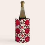Samarkand  Southwest Uzbekistan Suzani Embroidery Print Wine Chiller Gallery Image 1