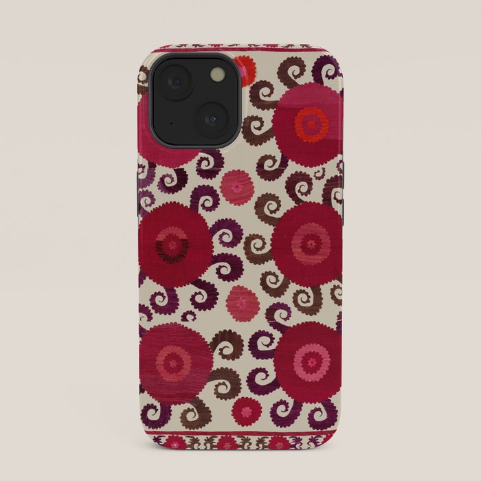 Samarkand  Southwest Uzbekistan Suzani Embroidery Print iPhone Case Gallery Image 33
