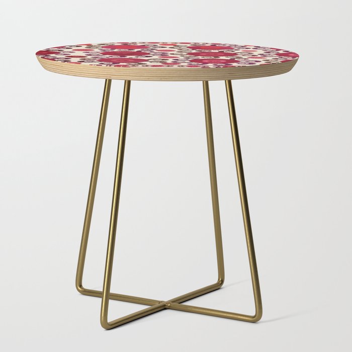 Samarkand  Southwest Uzbekistan Suzani Embroidery Print Side Table Gallery Image 1