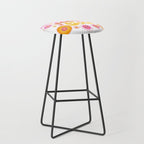 Here Comes the Sun - Pink and Yellow Stool Gallery Image 1