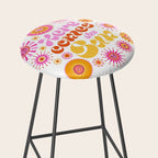 Here Comes the Sun - Pink and Yellow Stool Gallery Image 2