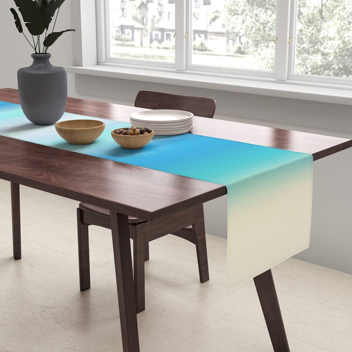 Abstract Seascape 11 Table Runner Gallery Image 2