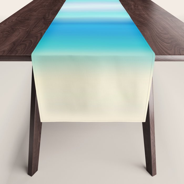 Abstract Seascape 11 Table Runner