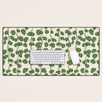 Trailing Vines Botanical Pattern Desk Mat Gallery Image 1