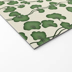 Trailing Vines Botanical Pattern Welcome Mat Gallery Image 2