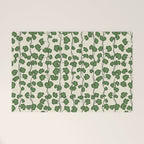 Trailing Vines Botanical Pattern Welcome Mat Gallery Image 1