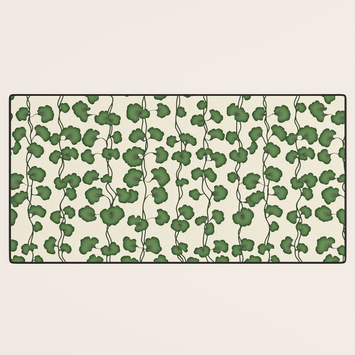 Trailing Vines Botanical Pattern Desk Mat Gallery Image 3