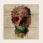 SKULL 2 Wood Wall Art Gallery Image 1