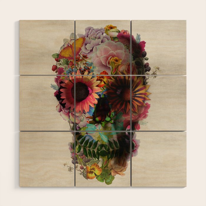 SKULL 2 Wood Wall Art Gallery Image 1