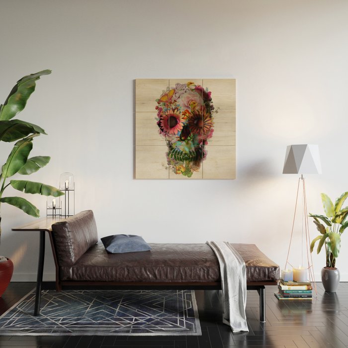 SKULL 2 Wood Wall Art Gallery Image 2