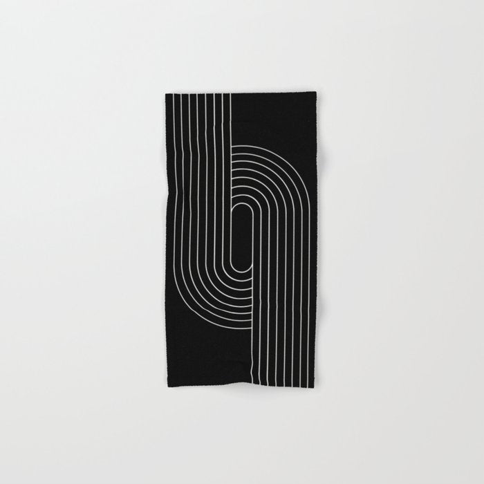 Oval Lines Abstract XIII Bath Towel Gallery Image 1
