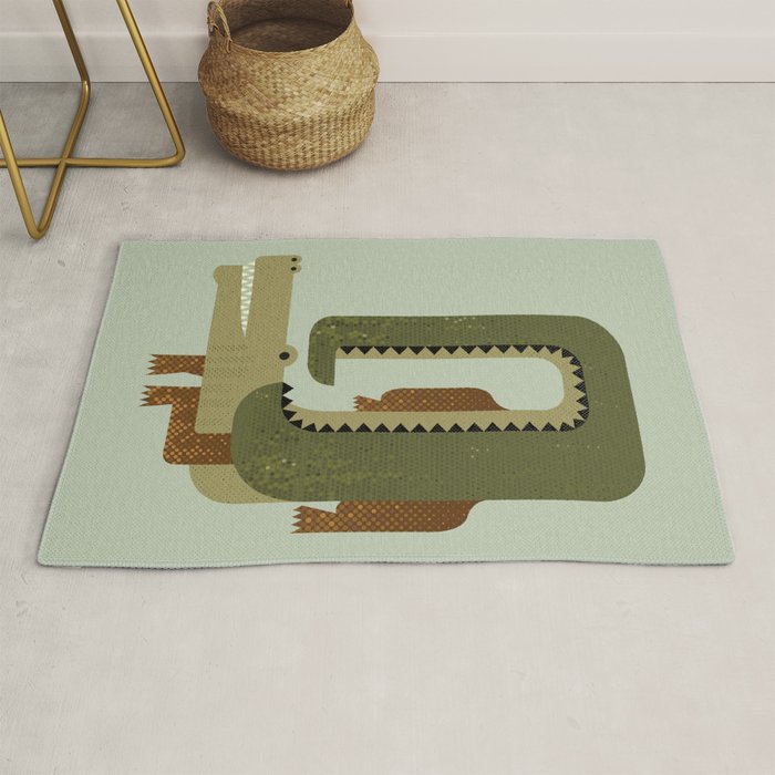 Whimsy Crocodile Rug Gallery Image 1