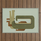 Whimsy Crocodile Outdoor Rug Gallery Image 1