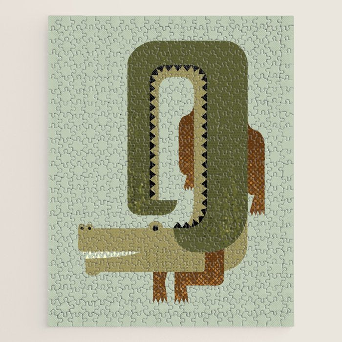 Whimsy Crocodile Jigsaw Puzzle Gallery Image 1