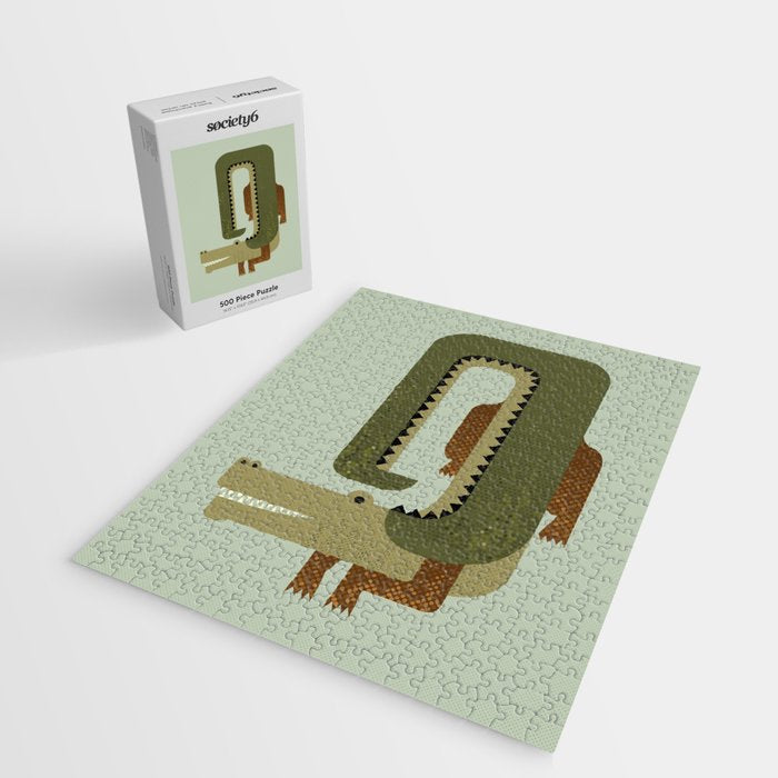 Whimsy Crocodile Jigsaw Puzzle Gallery Image 2