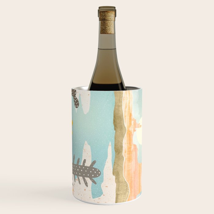 Retro Desert Oasis Wine Chiller Gallery Image 1