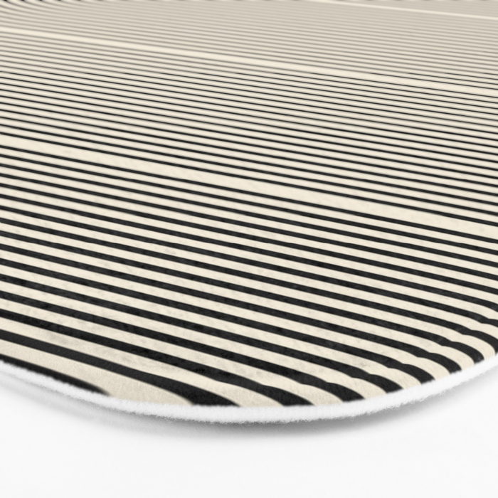 Abstraction_LINE_BLACK_DOT_VISUAL_ART_Minimlism_001A Bath Mat Gallery Image 3