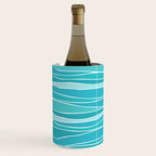 Caribbean Blue Ocean Waves Wine Chiller Gallery Image 2