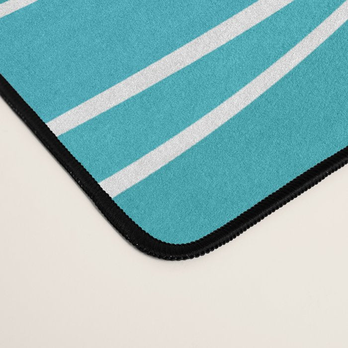 Caribbean Blue Ocean Waves Desk Mat Gallery Image 4