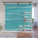 Caribbean Blue Ocean Waves Wall Mural Gallery Image 1
