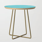 Caribbean Blue Ocean Waves Side Table Gallery Image 1