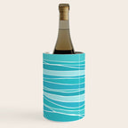 Caribbean Blue Ocean Waves Wine Chiller Gallery Image 3