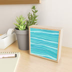 Caribbean Blue Ocean Waves Mini Art Print Gallery Image 2