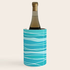 Caribbean Blue Ocean Waves Wine Chiller Gallery Image 1