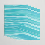 Caribbean Blue Ocean Waves Wrapping Paper Gallery Image 3