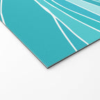 Caribbean Blue Ocean Waves Welcome Mat Gallery Image 2