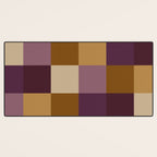 Bold Autumn Checks Pattern - Large XII Desk Mat Gallery Image 3