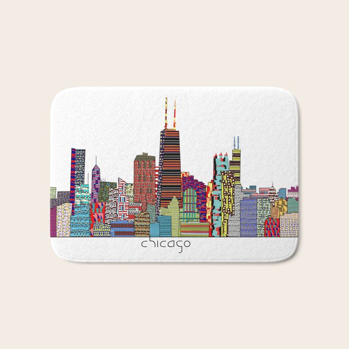 Chicago  Bath Mat Gallery Image 1