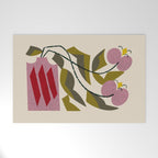 Pink Orchid Welcome Mat Gallery Image 1