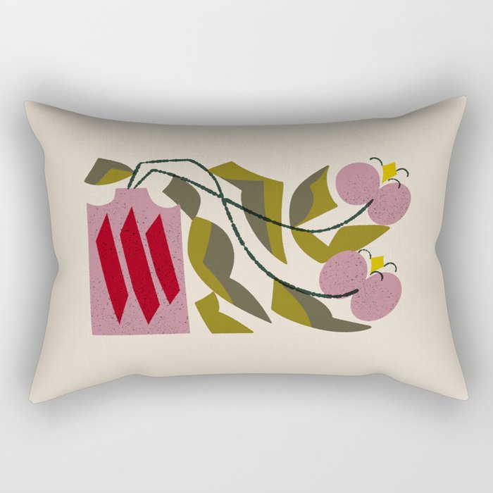 Pink Orchid Rectangular Pillow Gallery Image 1