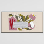 Pink Orchid Desk Mat Gallery Image 1