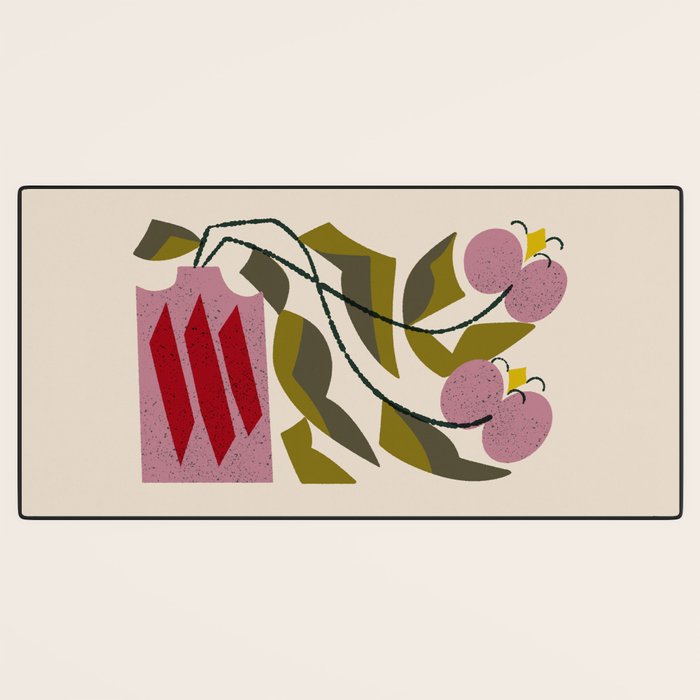 Pink Orchid Desk Mat Gallery Image 3