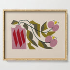 Pink Orchid Serving Tray Gallery Image 1