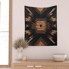 Urban Tribal Pattern No.7 - Aztec - Wood Wall Tapestry Gallery Image 2