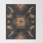 Urban Tribal Pattern No.7 - Aztec - Wood Throw Blanket Gallery Image 2