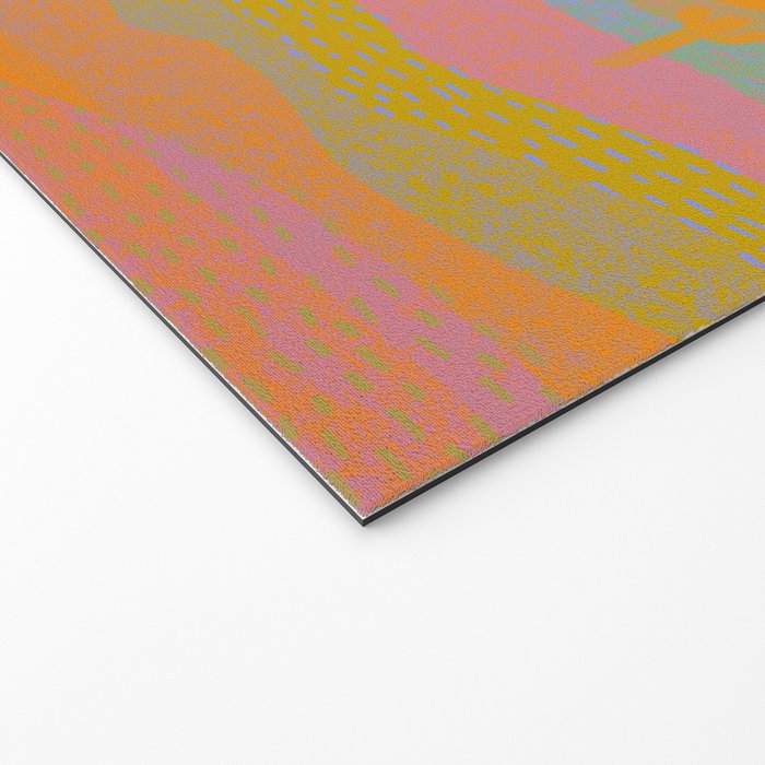 Vintage Western Desert Landscape in Dusty Neon Welcome Mat Gallery Image 2