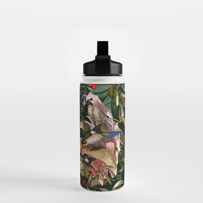 Floral and Birds XXV Water Bottle Gallery Image 2