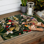 Floral and Birds XXV Outdoor Rug Gallery Image 2