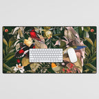 Floral and Birds XXV Desk Mat Gallery Image 1