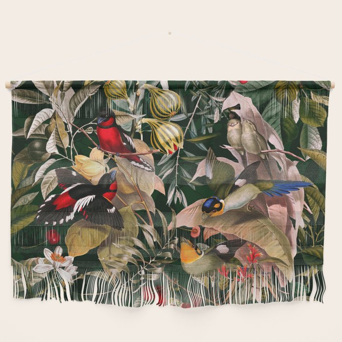 Floral and Birds XXV Wall Hanging Gallery Image 1