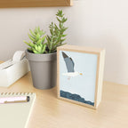 Seagull in Flight Illustration Mini Art Print Gallery Image 2
