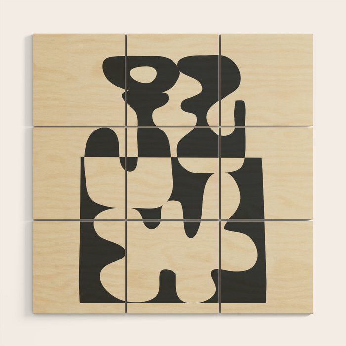 Duality in Motion 1 Wood Wall Art Gallery Image 1